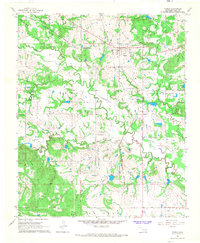 Tupelo 1966 topographic map thumbnail