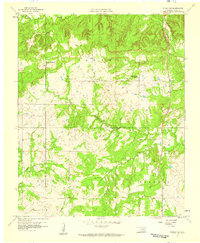 Tupelo NE 1957 topographic map preview