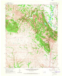 Turner Falls 1964 topographic map thumbnail