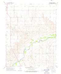 Turpin East 1973 topographic map thumbnail