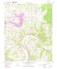 Vamoosa 1958 topographic map thumbnail