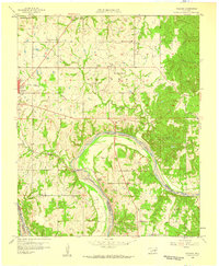 Vamoosa 1958 topographic map thumbnail