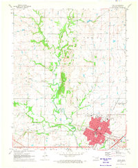Vinita 1971 topographic map thumbnail