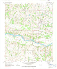 Wanette 1965 topographic map thumbnail