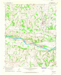 Wanette 1965 topographic map thumbnail