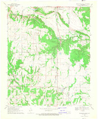 Wapanucka South 1968 topographic map thumbnail