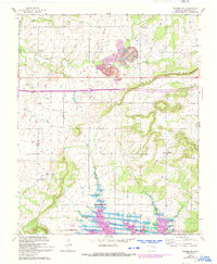 Warner NW 1963 topographic map thumbnail