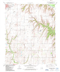 Weatherford NW 1985 topographic map thumbnail