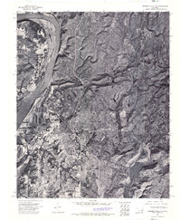 Webbers Falls NW topographic map thumbnail