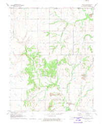 Welch NW 1971 topographic map thumbnail