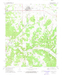 Westville 1972 topographic map thumbnail