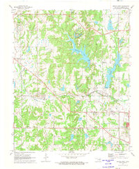 Wewoka West 1972 topographic map preview