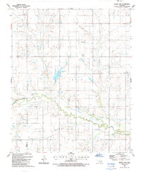 Whites Lake 1987 topographic map thumbnail