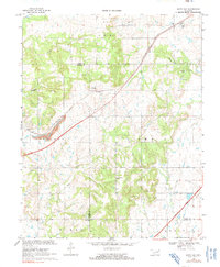 White Oak 1970 topographic map thumbnail