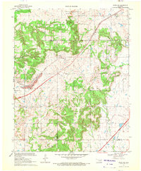 White Oak 1970 topographic map thumbnail