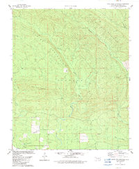 White Rock Mountain 1982 topographic map thumbnail