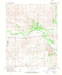 Woodward NE 1969 topographic map thumbnail