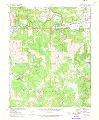 Woolaroc 1971 topographic map thumbnail