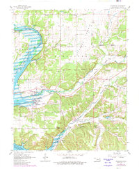 Wyandotte 1961 topographic map thumbnail