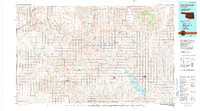 Foss Reservoir topographic map thumbnail