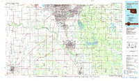 Oklahoma City South 1985 topographic map thumbnail