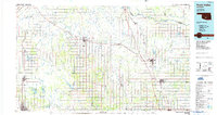 Pauls Valley 1986 topographic map thumbnail