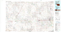 Ponca City 1985 topographic map thumbnail