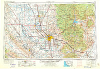 Bakersfield 1962 topographic map thumbnail
