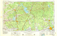 Beaumont 1954 topographic map thumbnail