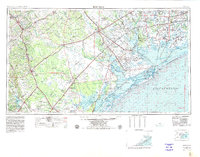 Beeville 1956 topographic map thumbnail