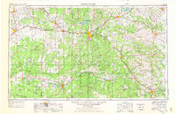 Brownwood 1954 topographic map thumbnail