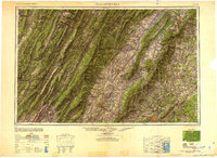 Charlottesville 1949 topographic map thumbnail