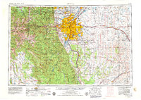 Denver 1953 topographic map thumbnail