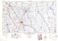 Hattiesburg 1984 topographic map thumbnail