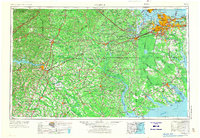 Norfolk 1953 topographic map thumbnail