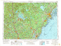 Portland 1956 topographic map thumbnail