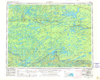 Quetico 1957 topographic map thumbnail