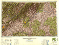 Roanoke 1947 topographic map thumbnail