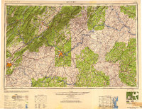 Roanoke 1947 topographic map thumbnail