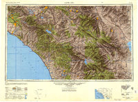 Santa Ana 1947 topographic map thumbnail