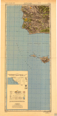 Santa Maria 1948 topographic map thumbnail