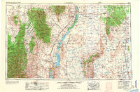 Tularosa 1954 topographic map thumbnail