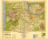 Vancouver 1950 topographic map thumbnail