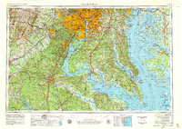 Washington 1957 topographic map thumbnail