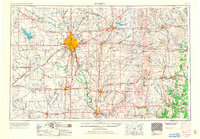 Wichita 1955 topographic map thumbnail