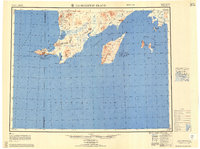 Hagemeister Island 1951 topographic map thumbnail