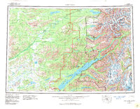 Lake Clark 1958 topographic map thumbnail