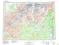 Talkeetna 1958 topographic map thumbnail
