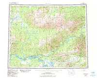 Tanana 1960 topographic map thumbnail