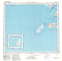 Trinity Islands 1954 topographic map preview